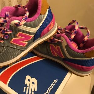 New Balance bubble gum sole sneakers